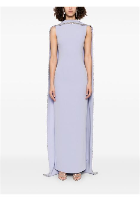 Abito da sera con coprispalle in lilla Roland mouret - donna ROLAND MOURET | RMRS25074GAL